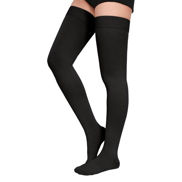 Thigh High Compression Stockings 20-30 mmHg Closed Toe Socks for Women & Men... - Picture 2 of 13